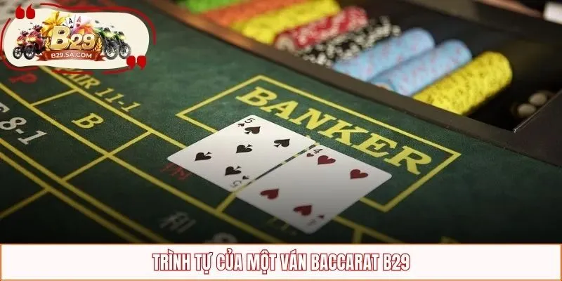 Trình tự của một ván Baccarat B29