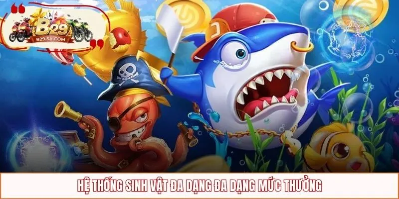 Hệ thống sinh vật đa dạng đa dạng mức thưởng