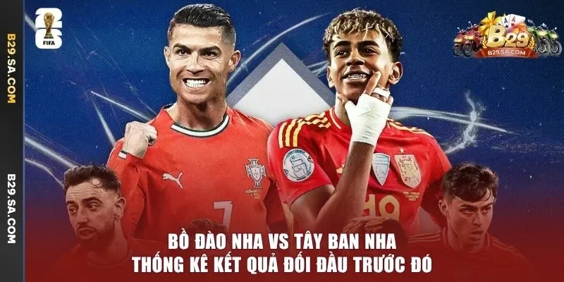 Bồ Đào Nha vs Tây Ban Nha - Thống kê kết quả đối đầu trước đó